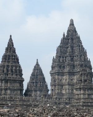 Beautiful view of Prambanan Temple